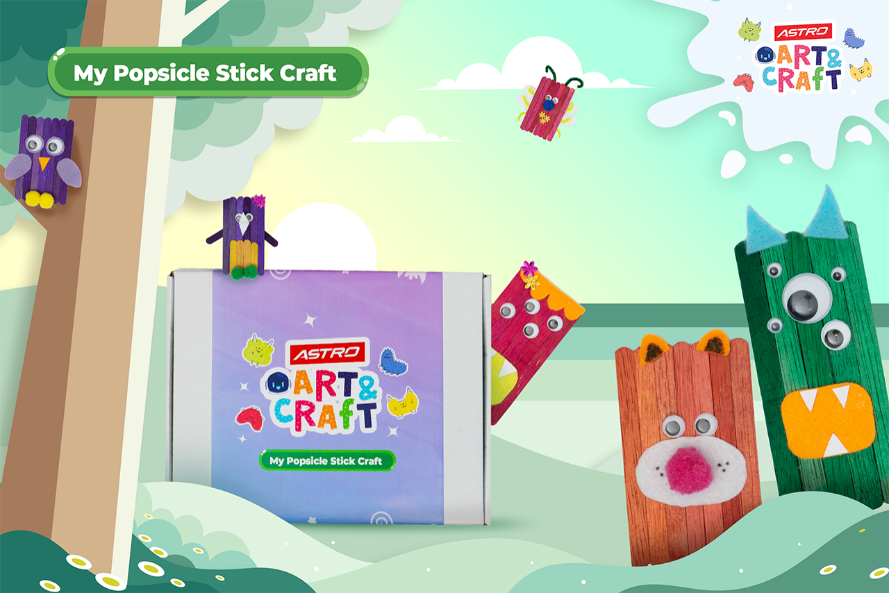 Astro Art & Craft: DIY Popsicle Stick Craft