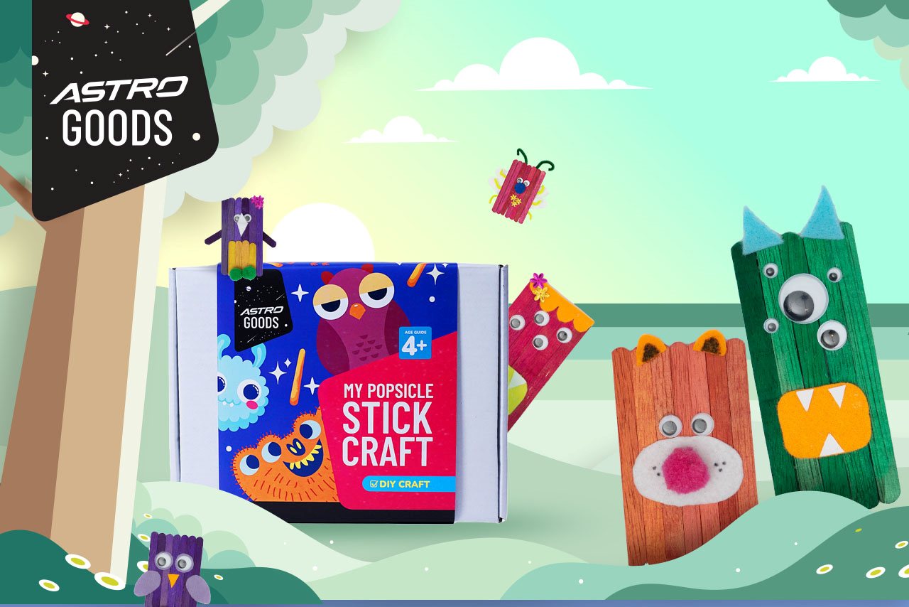 Astro Art & Craft: DIY Popsicle Stick Craft