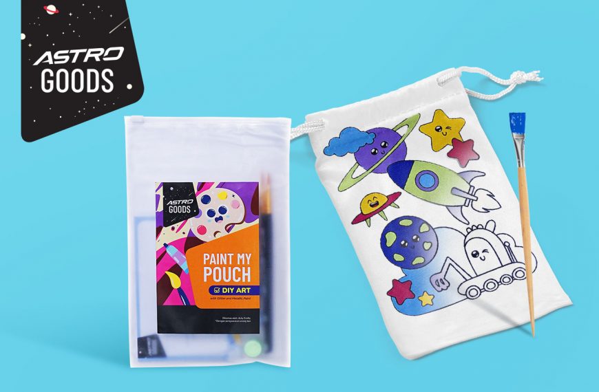 Astro Art & Craft: Paint My Pouch Kit