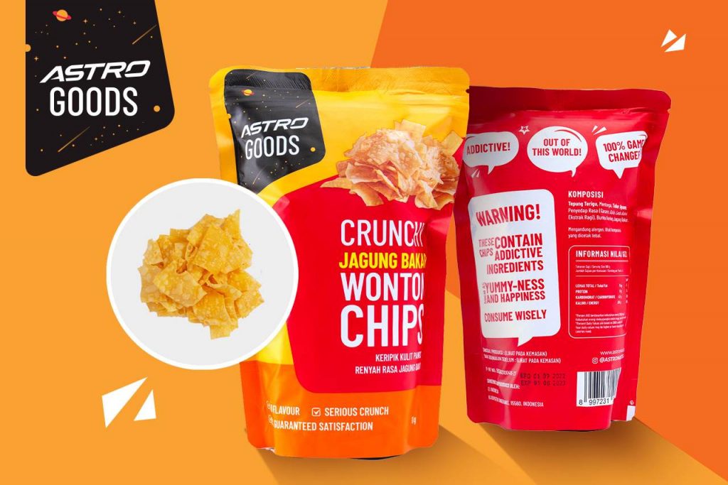 Astro Goods Crunchy Jagung Bakar Wonton Chips