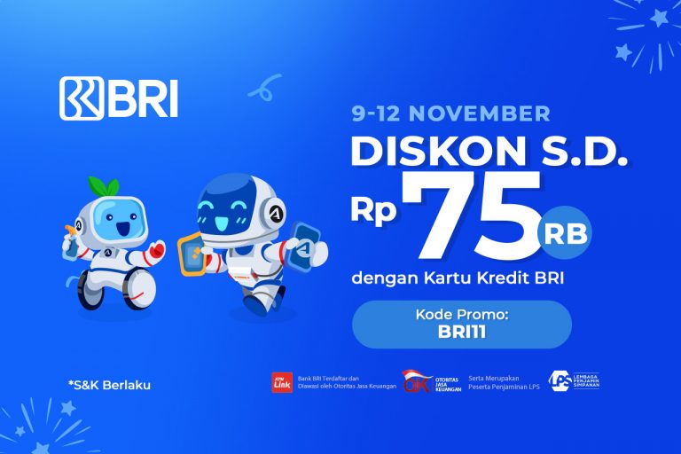 Belanja di Astro Pakai Kartu Kredit BRI, Dapat Diskon Spesial 11.11