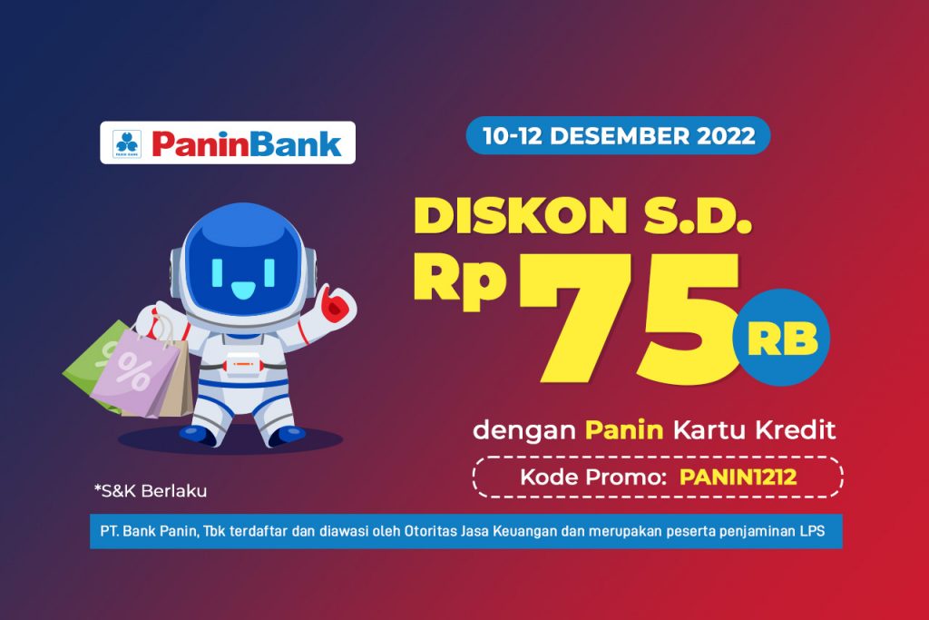 Belanja Makin Hemat di Astro Pakai Promo Panin Kartu Kredit 12.12
