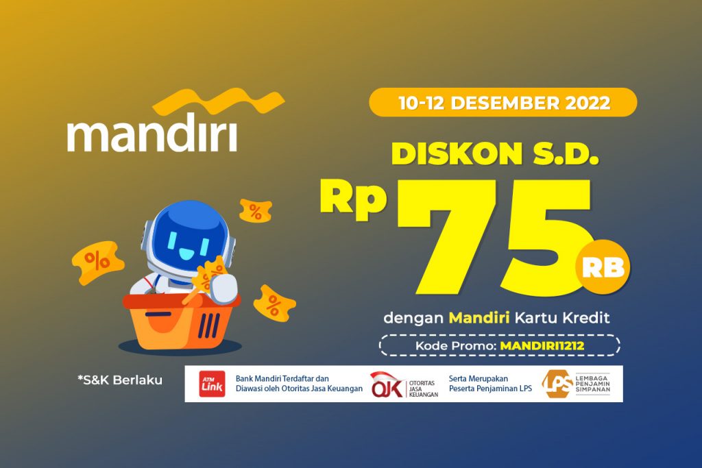 Pakai Mandiri Kartu Kredit untuk Belanja di Astro, Dapat Diskon 12.12