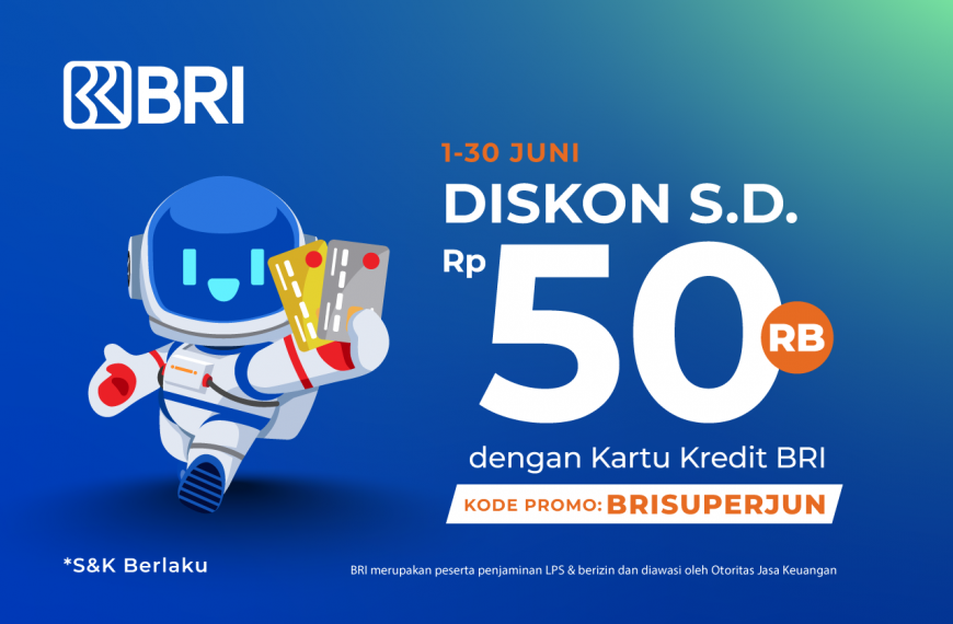 Belanja Super Lebih Hemat Pakai Kartu Kredit BRI