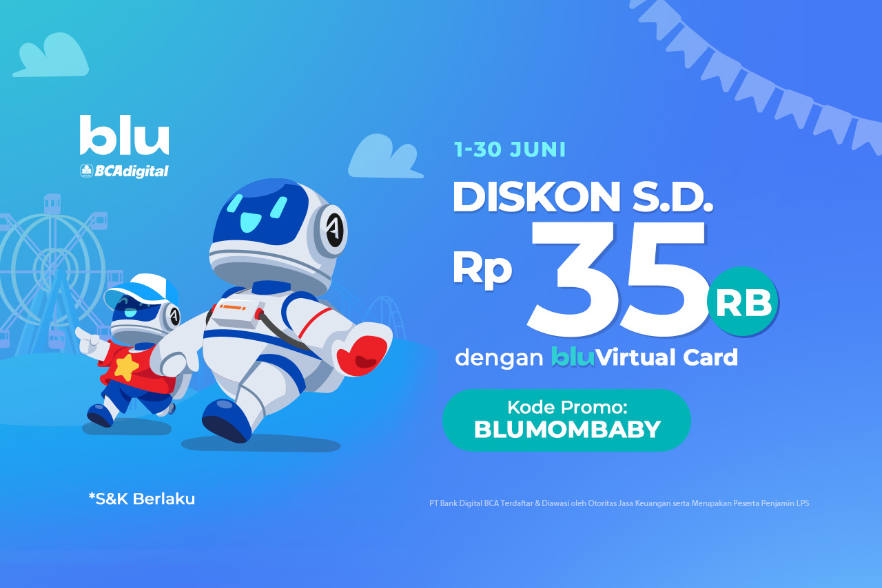 Belanja Produk Mom & Baby di Astro Makin Hemat Pakai BluVirtual Card
