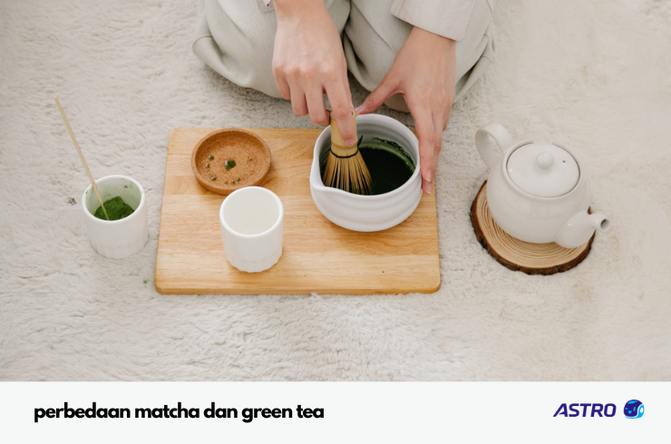 perbedaan green tea dan matcha