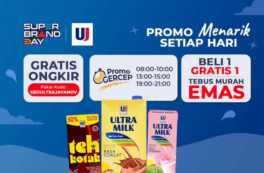 Belanja Hemat di Super Brand Day Ultra Jaya: Beli 1 Gratis 1 Mulai dari 9rb-an!