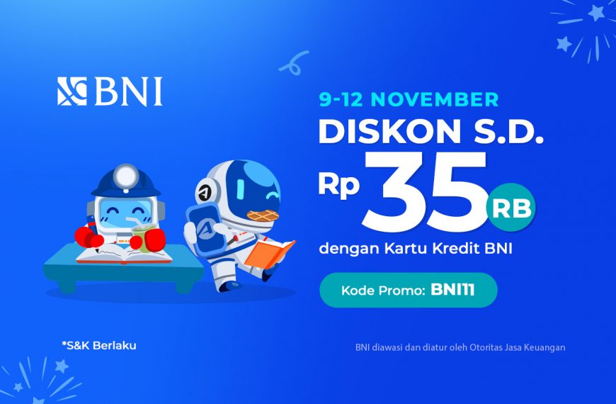 Spesial 11.11Diskon Hingga 35RB! Belanja di Astro Pakai Kartu Kredit BNI Sekarang
