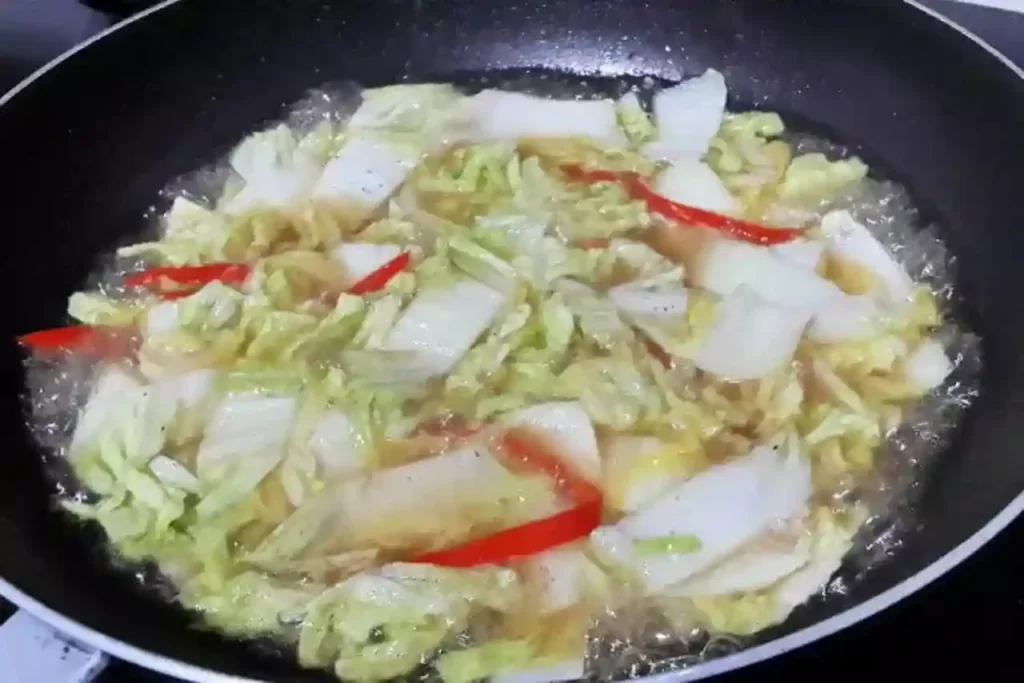 Resep Sayur Sawi Putih Lada Bawang